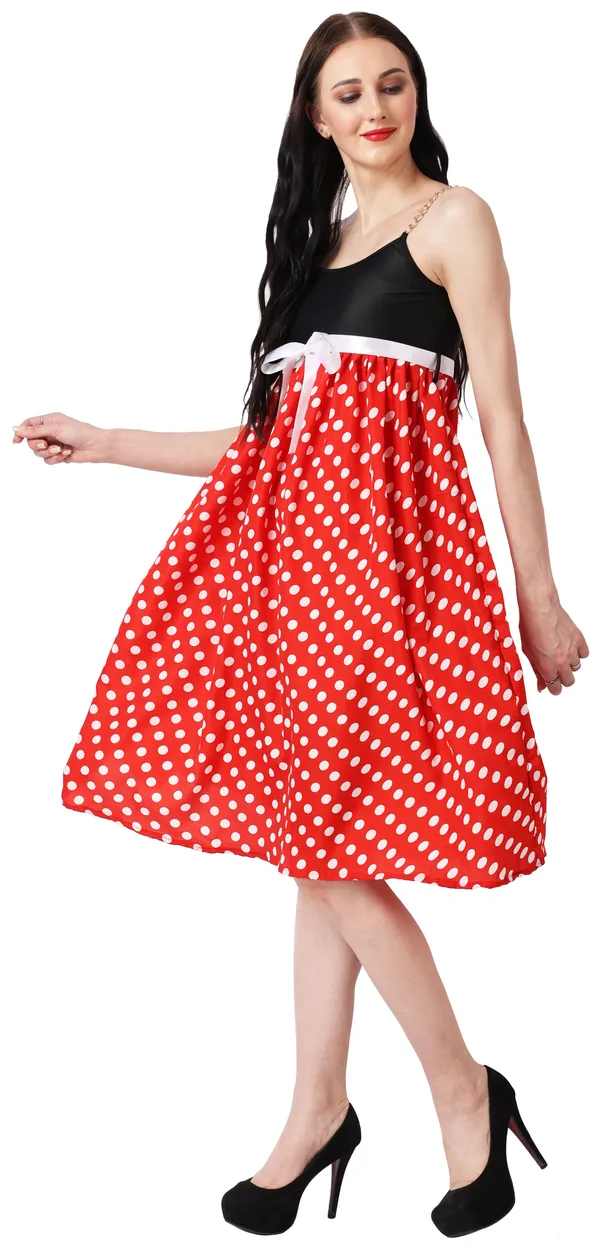 Red_Crepe_Printed_Sleeveless_Fit_&_Flare_Below_Knee_Dress_For_Women