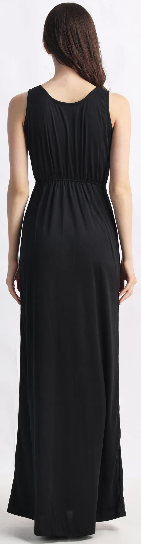 Black_&_Maroon_Poly_Lurex_Embellished_Sleeveless_Maxi_Maxi/Full_Length_Dress_For_Women