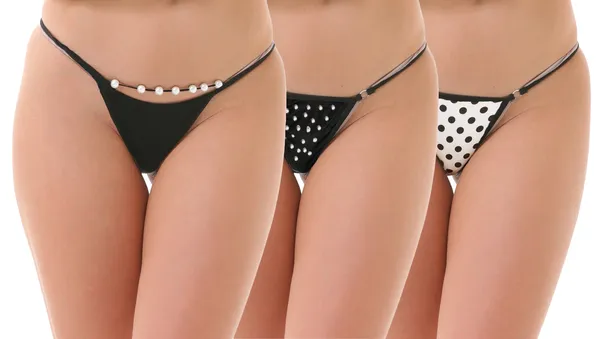 Multicolor_Poly_Blended_Mid_Rise_Embellished_G-String_Panty_For_Women_(Pack_Of_3)