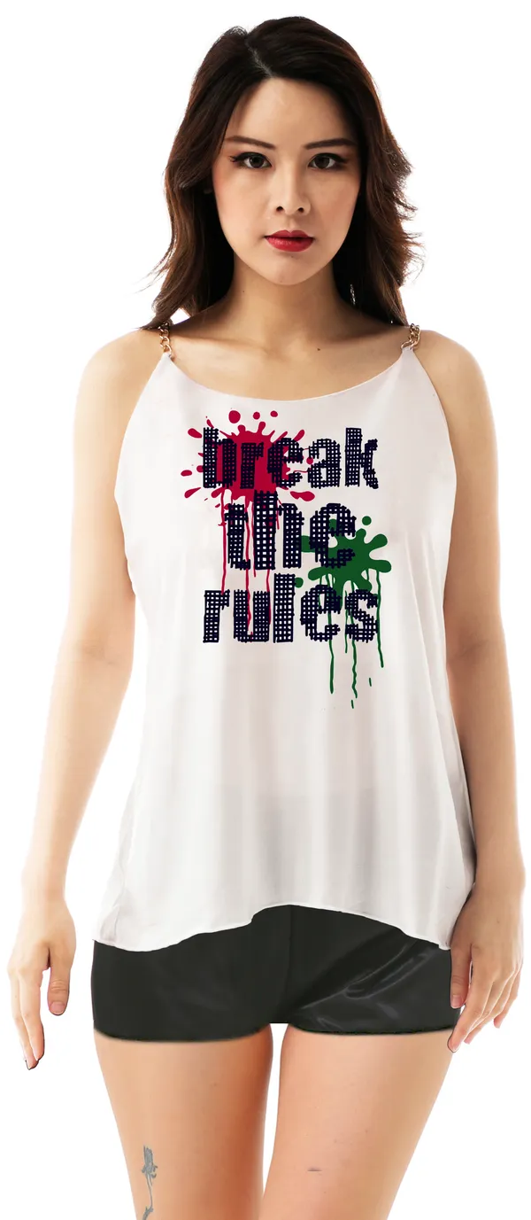 Multicolor_Satin_Non_Padded_Printed_Round_Neck_Top_For_Women