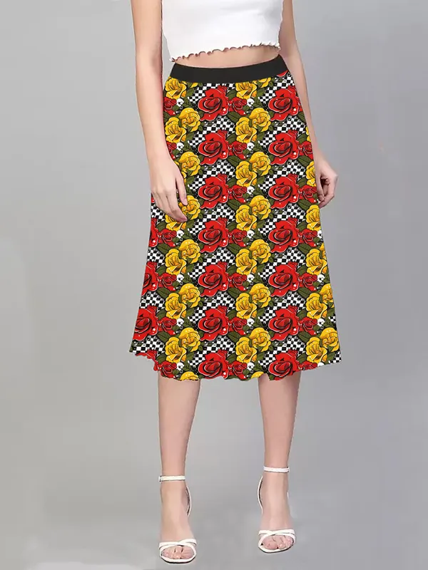 Multicolor_Blended_Printed_Regular_Midi_Skirt_For_Women