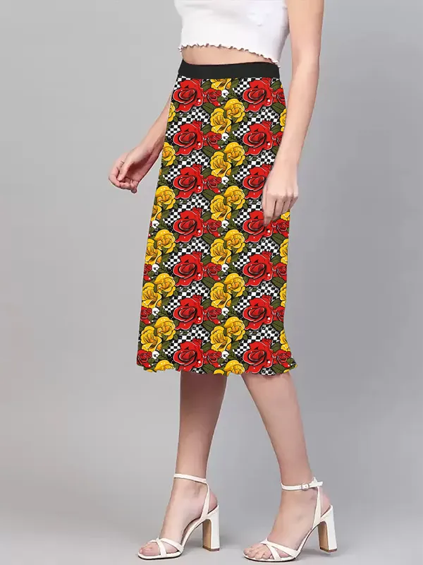 Multicolor_Blended_Printed_Regular_Midi_Skirt_For_Women
