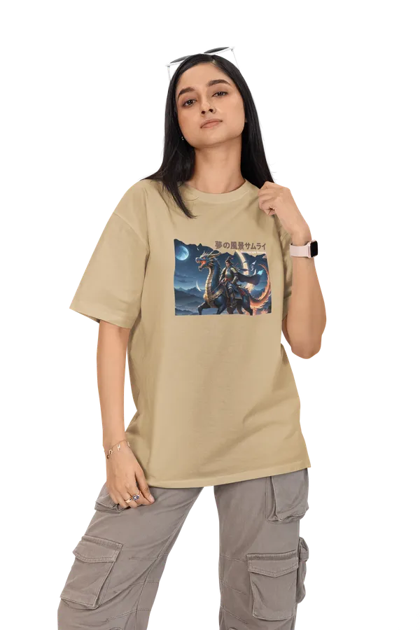 Anime_Unisex_Beige_Printed_Blended_Cotton_Oversized_T-shirt