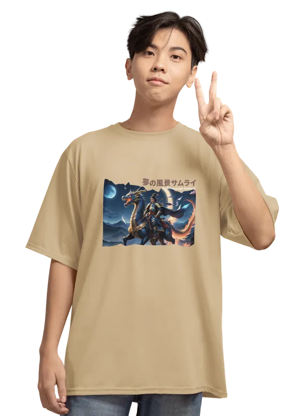 Anime_Unisex_Beige_Printed_Blended_Cotton_Oversized_T-shirt