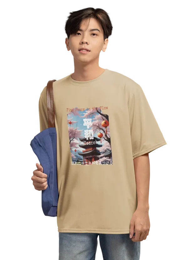 Anime_Unisex_Beige_Printed_Blended_Cotton_Oversized_T-shirt