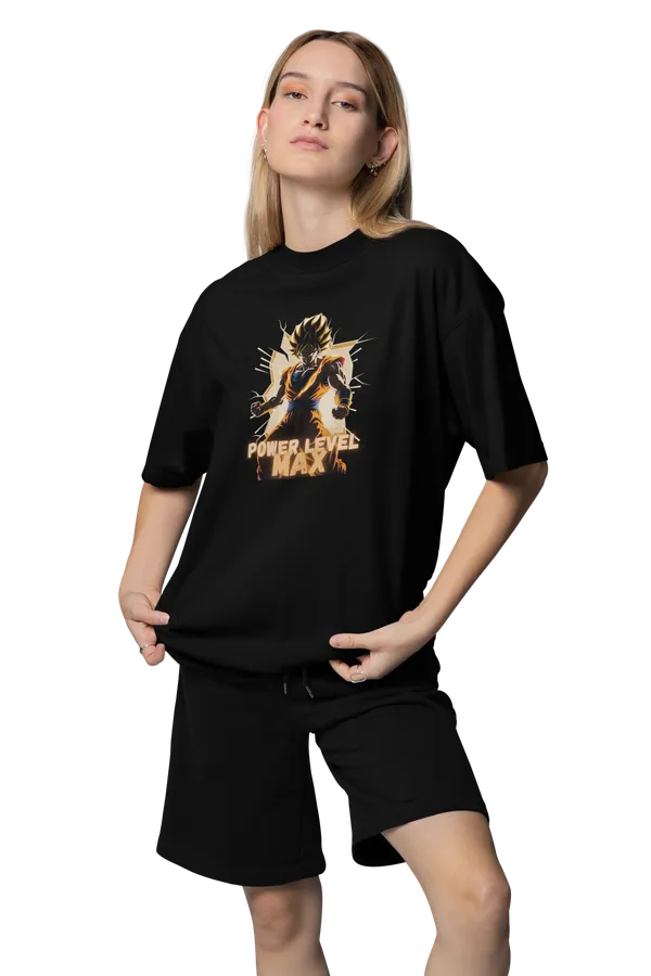 Anime_Unisex_Black_Printed_Blended_Cotton_Oversized_T-shirt