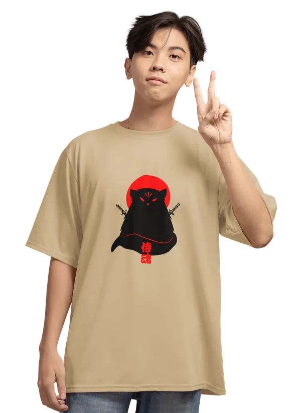 Anime_Unisex_Beige_Printed_Blended_Cotton_Oversized_T-shirt
