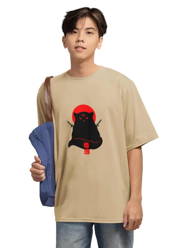 Anime_Unisex_Beige_Printed_Blended_Cotton_Oversized_T-shirt