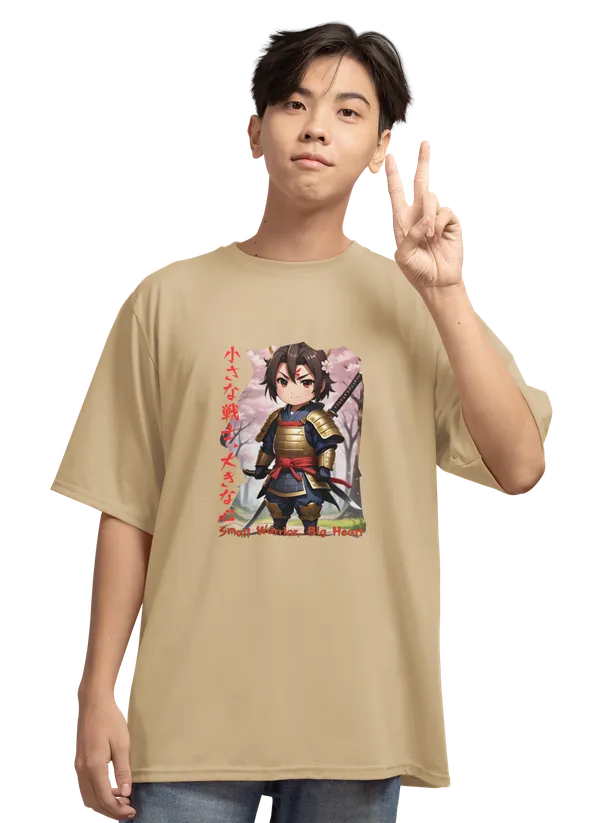 Anime_Unisex_Beige_Printed_Blended_Cotton_Oversized_T-shirt
