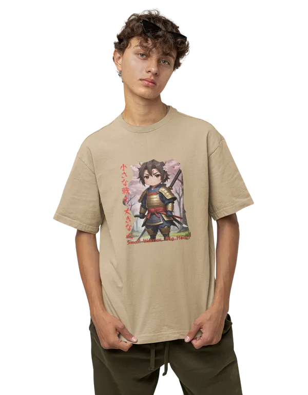 Anime_Unisex_Beige_Printed_Blended_Cotton_Oversized_T-shirt