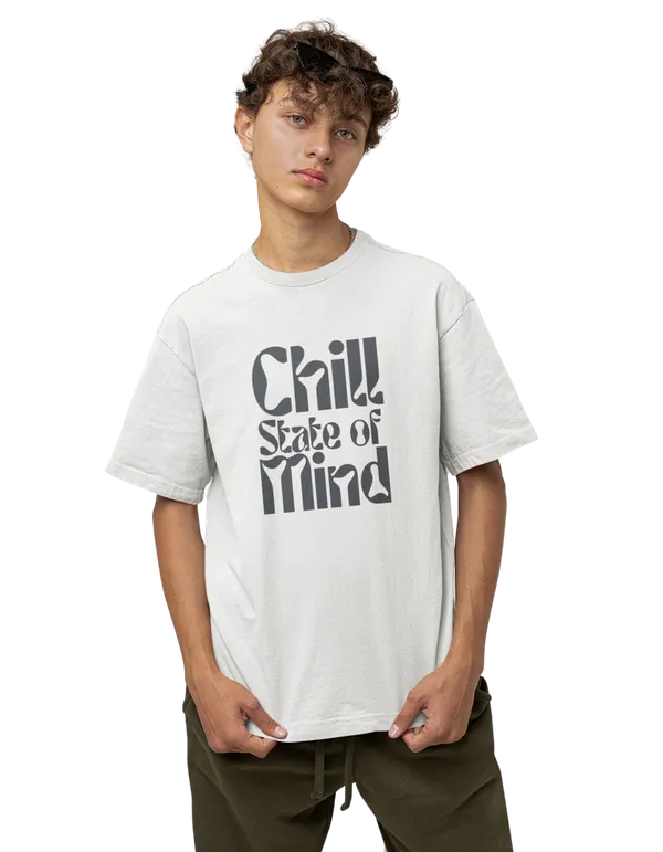 Unisex_White_Printed_Blended_Cotton_Oversized_T-shirt