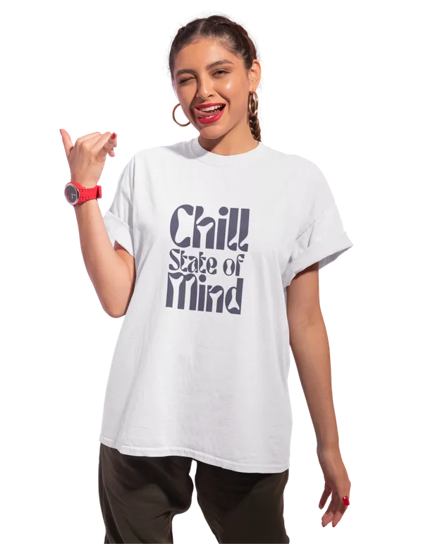 Unisex_White_Printed_Blended_Cotton_Oversized_T-shirt