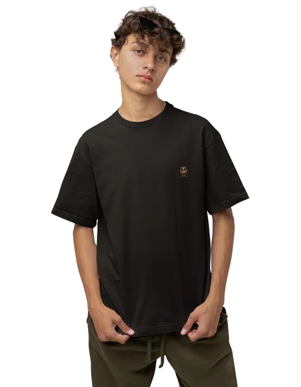 Unisex_Black_Solid_Cotton_T-Shirt