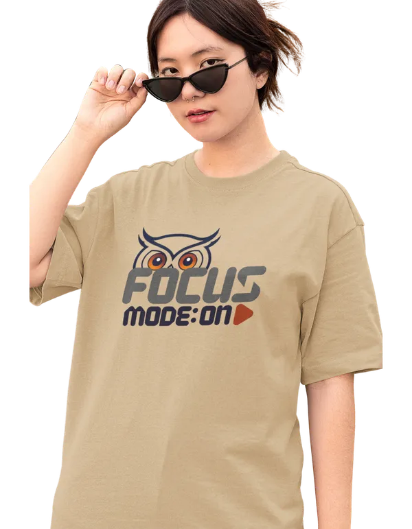 Unisex_Beige_Printed_Mixed_Cotton_Oversized_T-shirt