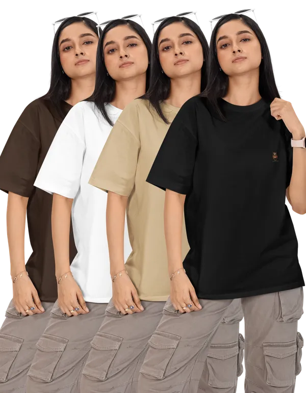 Pack_Of_4_Unisex_Oversized_T-Shirts_(Black_/_White_/_Beige_/_Dark_Brown)