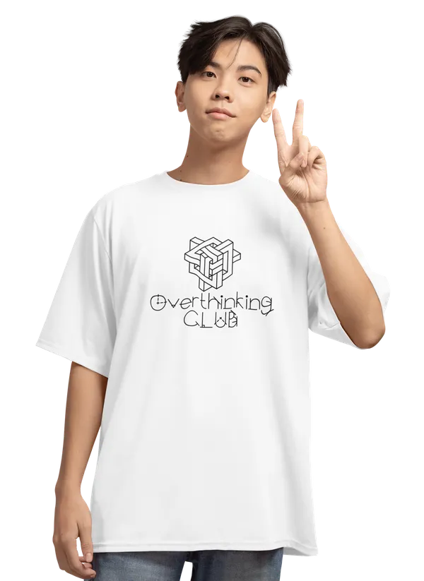 Unisex_White_Printed_Blended_Cotton_Oversized_T-shirt