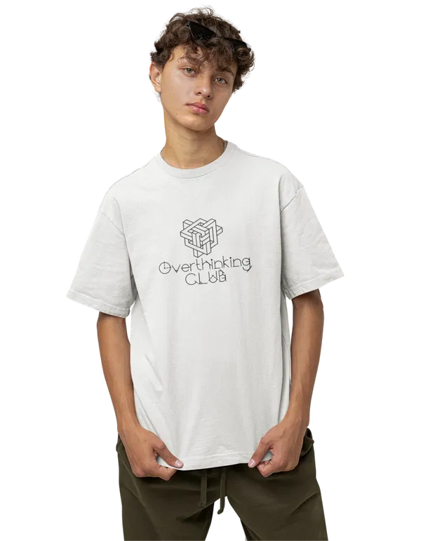 Unisex_White_Printed_Blended_Cotton_Oversized_T-shirt