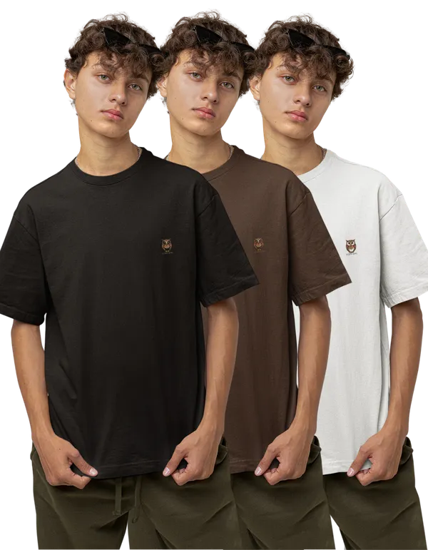 Pack_Of_3_Unisex_Oversized_T-Shirts_(Black_/_White_/_Dark_Brown)