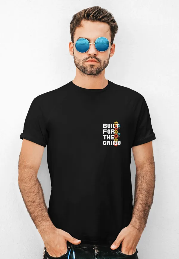 Unisex_Black_Cotton_Printed_T-Shirt