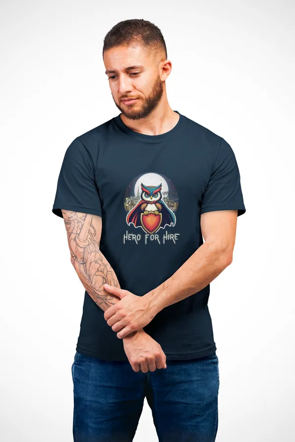 Anime_Unisex_Navy_Blue_Cotton_Printed_T-Shirt
