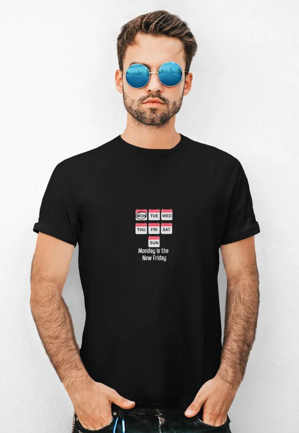 Unisex_Black_Cotton_Printed_T-Shirt