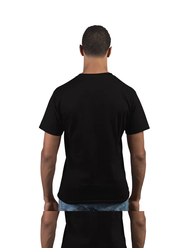 Unisex_Black_Cotton_Printed_T-Shirt