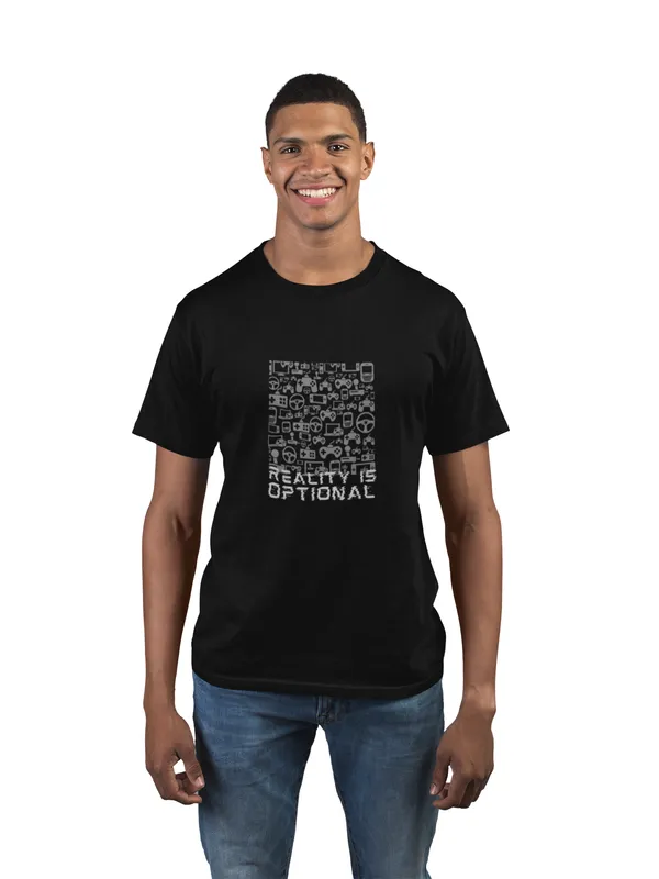 Unisex_Black_Cotton_Printed_T-Shirt