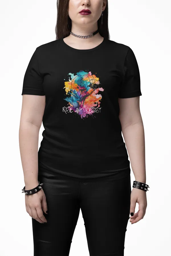 Unisex_Black_Cotton_Printed_T-Shirt