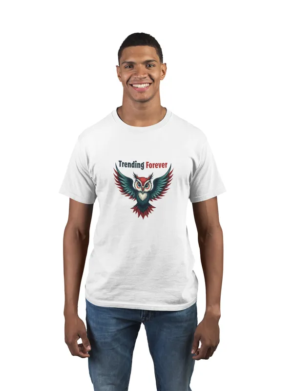 Unisex_White_Cotton_Printed_T-Shirt