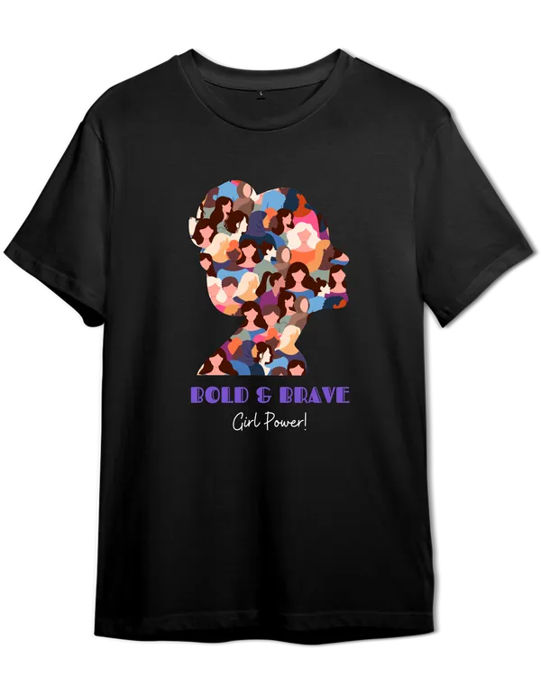 Unisex_Black_Cotton_Printed_T-Shirt