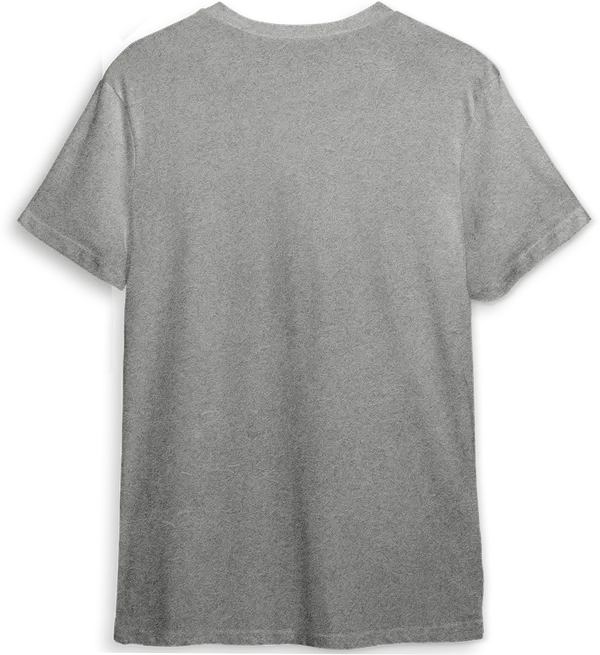 Unisex_Grey_Melange_Cotton_Printed_T-Shirt