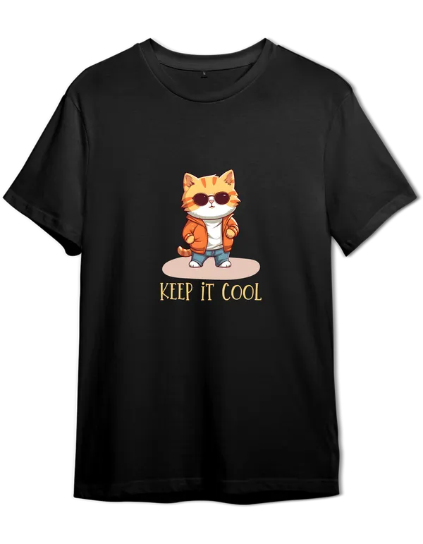 Unisex_Black_Cotton_Printed_T-Shirt