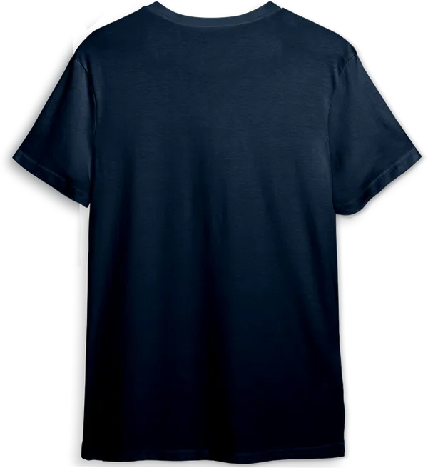 Unisex_Navy_Blue_Cotton_Printed_T-Shirt