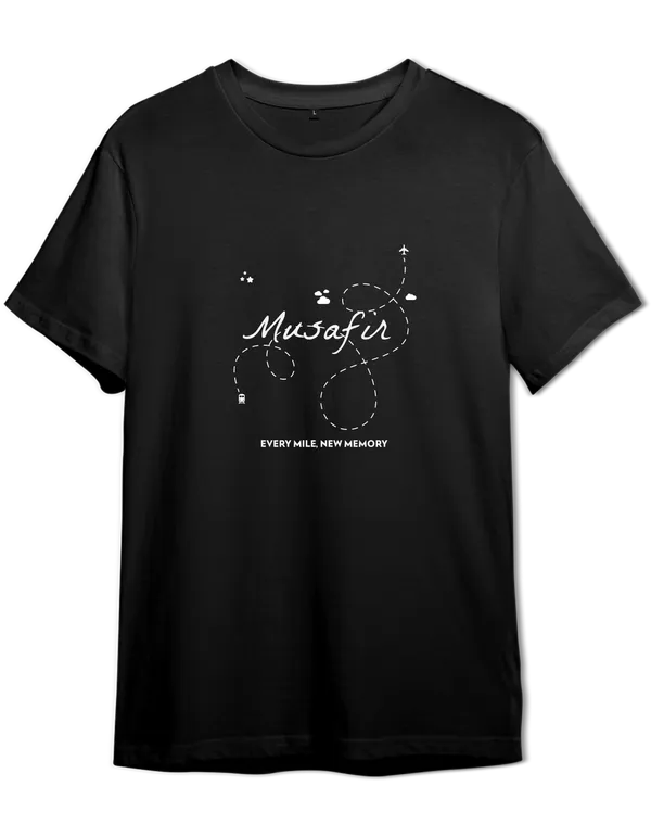 Unisex_Black_Cotton_Printed_T-Shirt
