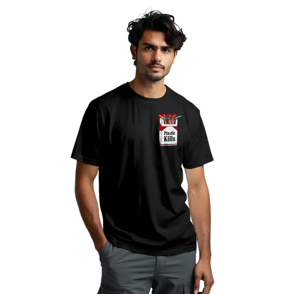 Unisex_Black_Cotton_Printed_T-Shirt