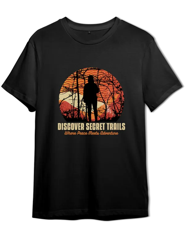 Unisex_Black_Cotton_Printed_T-Shirt