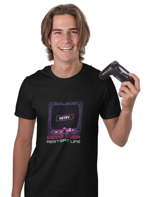 Unisex_Black_Cotton_Printed_T-Shirt