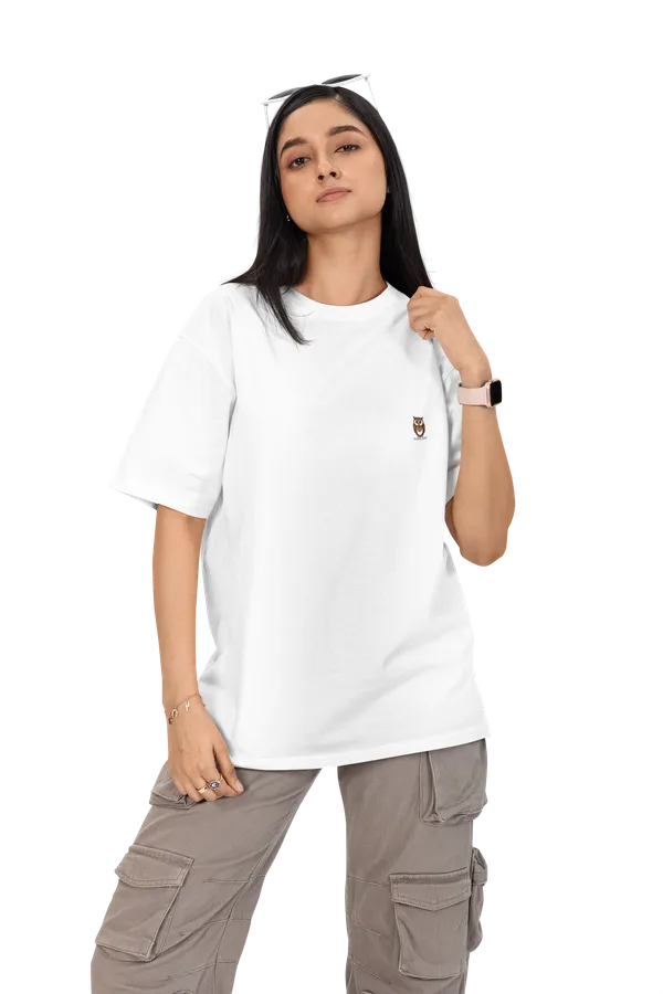 Unisex_White_Solid_Cotton_T-Shirt