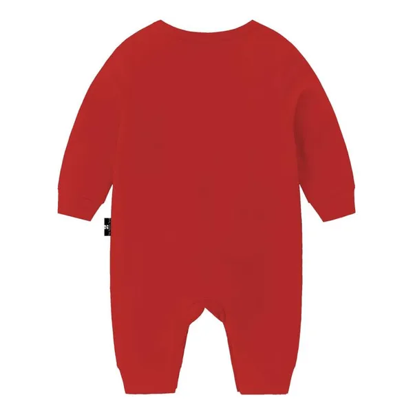Red_"Pack_My_Diapers_I'M_Going_To_Nanu_Nani'S_House"_Baby_Unisex_Printed_100%_Cotton_Full_Sleeves_Regular_Fit_Rompers_For_Kids