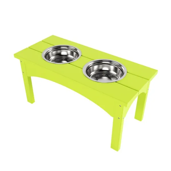 Yellow_Double_Elevated_Feeder_Wooden_Large_Dog_Food_Dinner_Pet_Stand_Cat_Feeder_Stand_With_2_Stainless_Steel_Small_Bowls