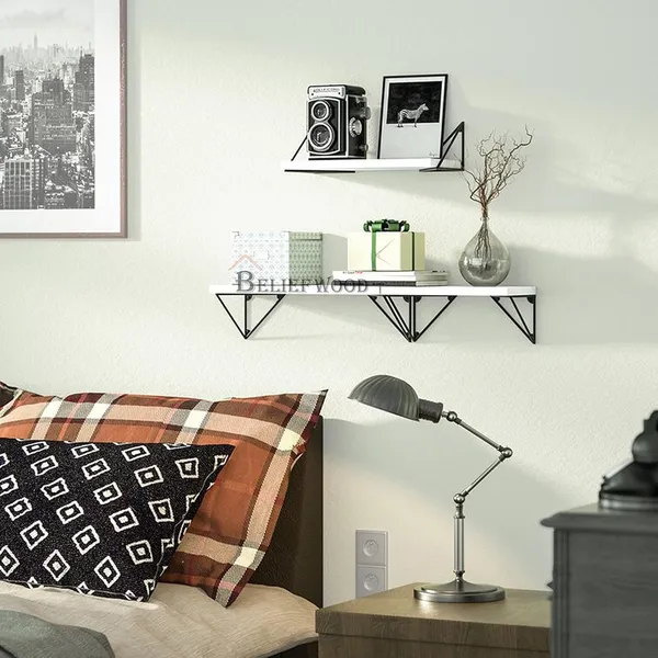 White_Wall-Mounted_Shelf_With_Minimalist_Modern_Wall_Shelves