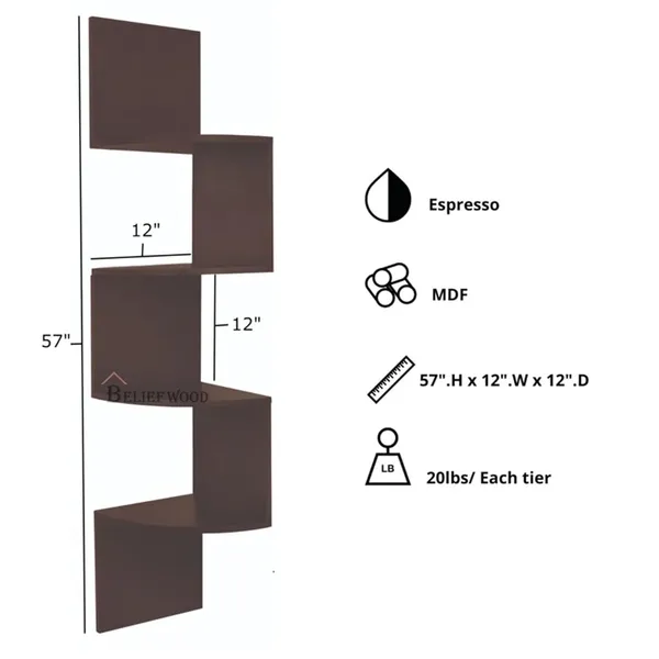White_Modern_Wall_Corner_|_Zig_Zag_Wall_Corner_Hanging_Shelf