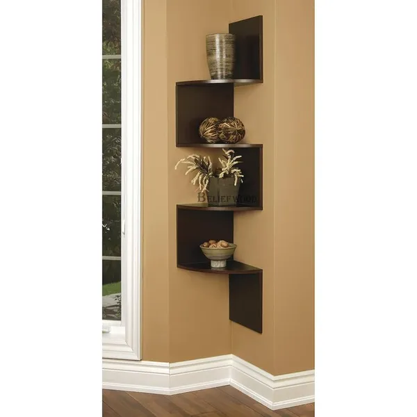 White_Modern_Wall_Corner_|_Zig_Zag_Wall_Corner_Hanging_Shelf