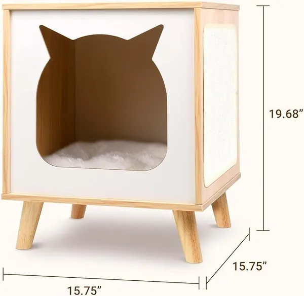 Wooden_Cat_House,_Cat_Condo_for_Large_Indoor_Cats_Wood_Kitten_Hidden_Cave_TV_Cat_Bed_Furniture_with_Cushion_and_Natural_Wood_House