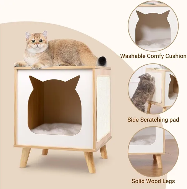 Wooden_Cat_House,_Cat_Condo_for_Large_Indoor_Cats_Wood_Kitten_Hidden_Cave_TV_Cat_Bed_Furniture_with_Cushion_and_Natural_Wood_House