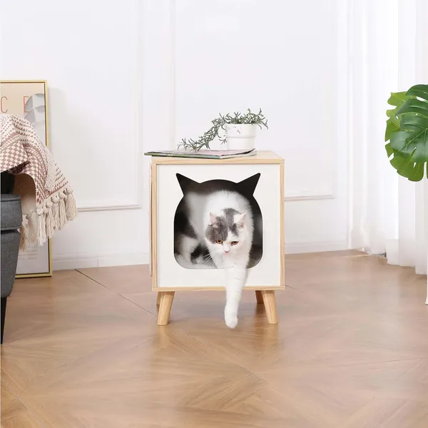 Wooden_Cat_House,_Cat_Condo_for_Large_Indoor_Cats_Wood_Kitten_Hidden_Cave_TV_Cat_Bed_Furniture_with_Cushion_and_Natural_Wood_House