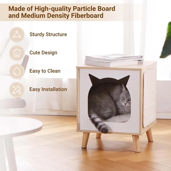 Wooden_Cat_House,_Cat_Condo_for_Large_Indoor_Cats_Wood_Kitten_Hidden_Cave_TV_Cat_Bed_Furniture_with_Cushion_and_Natural_Wood_House