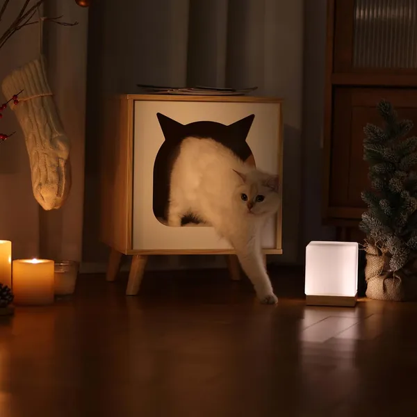Wooden_Cat_House,_Cat_Condo_for_Large_Indoor_Cats_Wood_Kitten_Hidden_Cave_TV_Cat_Bed_Furniture_with_Cushion_and_Natural_Wood_House