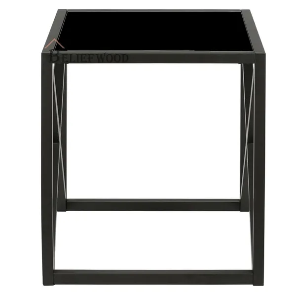 Black_Modern_Iron_Stool_Small_Coffee_Table_Sofa_Side_Table_End_Table