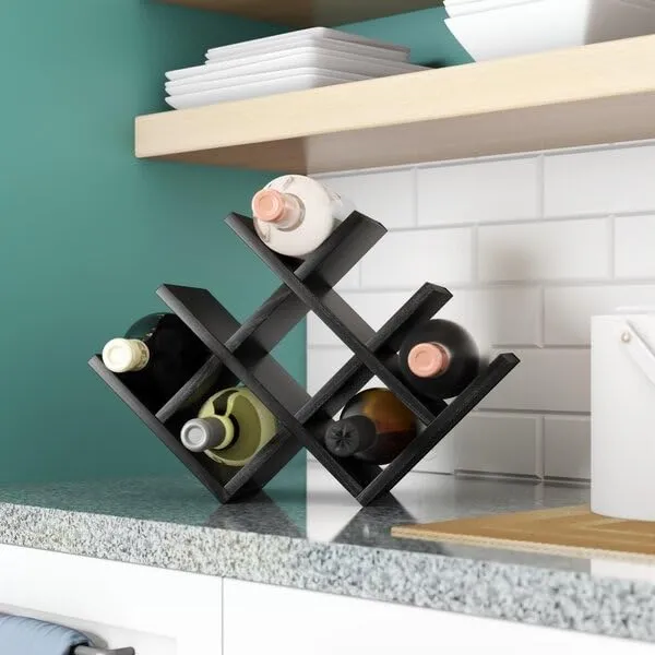 Black_Engineering_Wood_Unique_Shape_Modern_Wine_Rack_Tabletop_Wine_Rack_Organize_Your_Wine_Collection